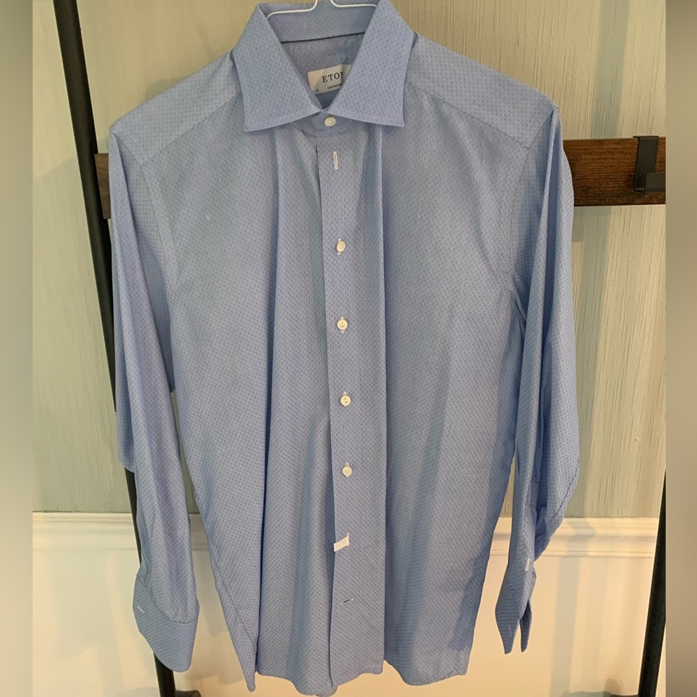 Eton signature light blue dress shirt